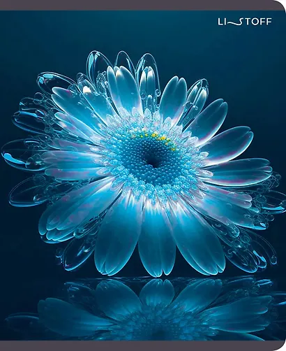 Тетрадь в клетку Listoff, "Фантастические цветы", 48 листов, в ассортименте - фото 3