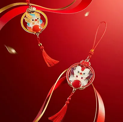 Брелок коллекционный Pop Mart Loong Presents the Treasure в ассортименте, в непрозрачной Сюрприз-коробке 9х7х4 - фото 5