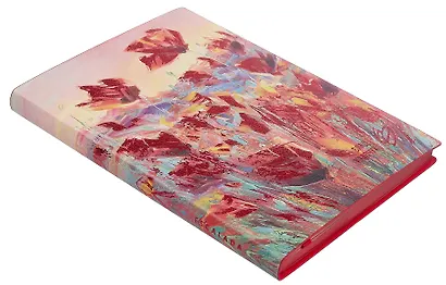 Ежедневник недат. А6+ 126x174 мм 120л "Наппа. Кравчук, маки" кожзам, мягк.переплет, тисн.фольгой, закругл.углы, офсет, справ.мат-лы, ляссе, инд.уп - фото 2