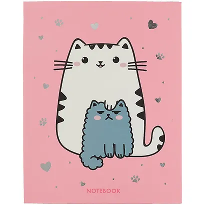 Книга для записей «Кошачья дружба», 72 листа, А5 - фото 1
