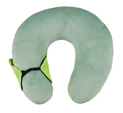 Подголовник с маской Лягушка (текстиль) (30х30) (12-0700-PP2) - фото 7