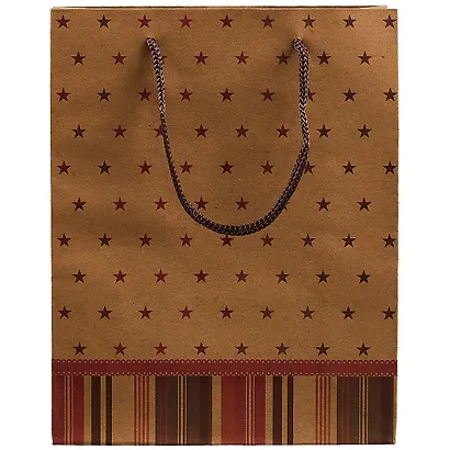 Пакет А5 24*19*8 «Pink and grey» крафт, женск. - фото 4