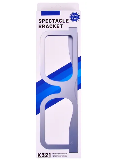 Держатель для планшета Очки (18х20) (пластик) (коробка) (12-17754-K321) - фото 1