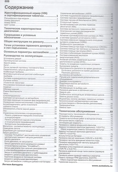 Toyota Land Cruiser 200. Модели с 2007 года выпуска с бензиновыми 1GR-FE (4,0 л.), 2UZ-FE (4,7 л.) и дизельным 1VD-FTV (4,5 л. Common Rail) двигателями. Устройство, техническое обслуживание и ремонт - фото 2