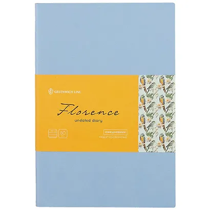Недатированный ежедневник «Florence», сиреневый, 160 листов, В6 - фото 1