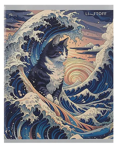 Тетрадь 96л кл. "Искуcство" мел.картон, твин-лак, ассорти - фото 6