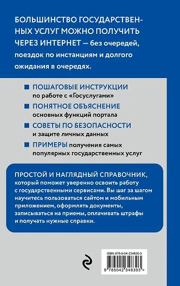 Руководство по использованию сервиса госуслуг для всех возрастов и поколений (крупный шрифт) - фото 2