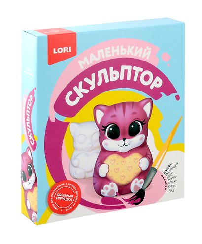 Набор для творчества Lori «Маленький скульптор. Кошечка» - фото 1