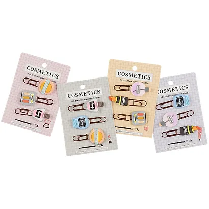 Набор Скрепки-закладки Косметика (3 шт) (12-24730B-EX-25335) - фото 6