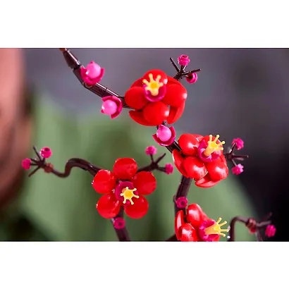 LEGO Icons: Цветок сливы, 327 деталей (10369) - фото 7