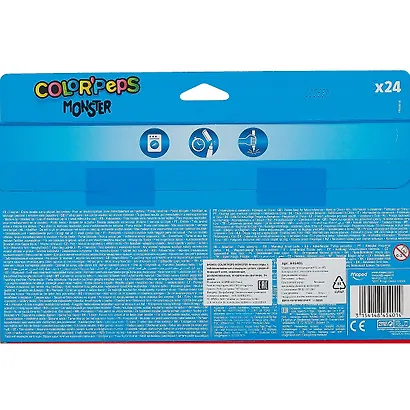 Фломастеры «Color'peps Monster» Maped, 24 цвета - фото 3