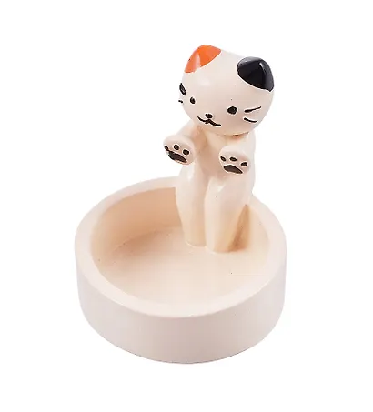 Подсвечник для чайных свечей Котик (полистоун) (8см) (ПВХ бокс) (Candle102) - фото 1