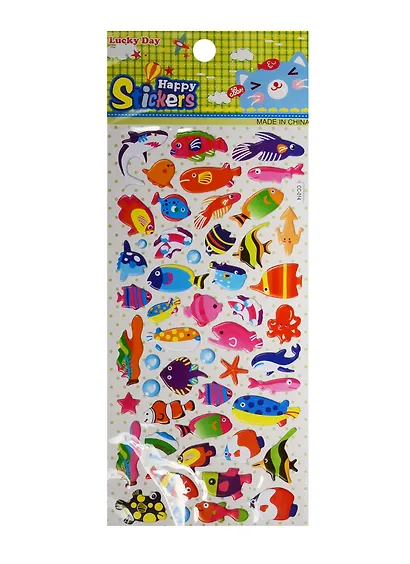 Наклейки мягкие Подводный мир (11-02415-CC-014) - фото 1