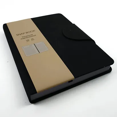 Ежедневник недатированный А5, 136 листов, "Snap book" черный - фото 2