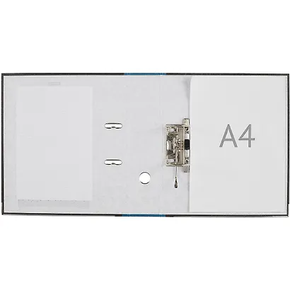 Папка архивная 70мм А4 "Original" арочн.механизм, синий - фото 4