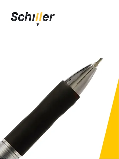 Ручка шариковая Schiller, Accent, автоматическая черная 0,7 мм - фото 2