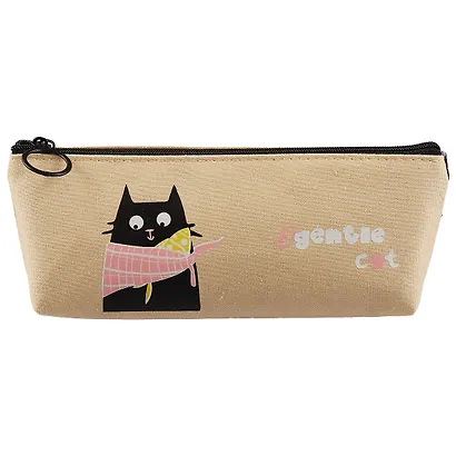 Пенал на молнии «Кот с шарфом», 20 х 8 см - фото 4