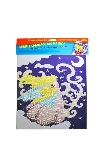 Самокл. мерцающая мозаика из мягк. пластика Фея (C1573-10) (набор для дет. творч.) - фото 1