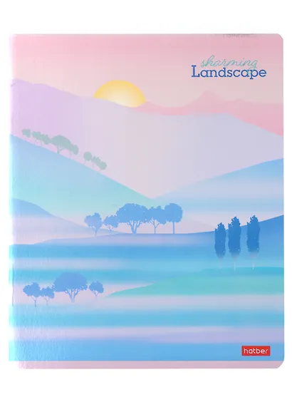 Тетрадь в клетку Hatber, "Очаровательные ландшафты", 48 листов, в ассортименте - фото 3
