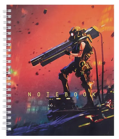 Тетрадь 80л кл. "Survivors" мел.картон, глянц.ламинация, ассорти - фото 2