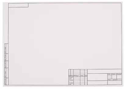 Папка для черчения А3 10л рамка горизонтальная, 180г/м2, GoodMark - фото 2
