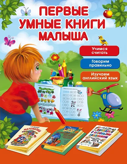Первые умные книги малыша. Большой комплект из 3-х книг - фото 1