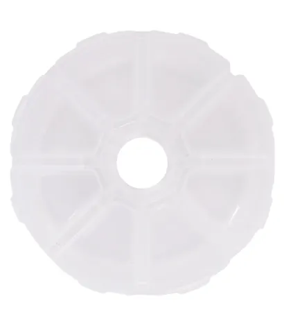 Органайзер для декора: Контейнер для бисера, 8 отделений, цвет прозрачный - фото 2