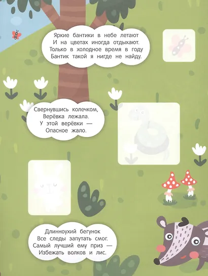 Лесные тропинки: книжка с наклейками - фото 5