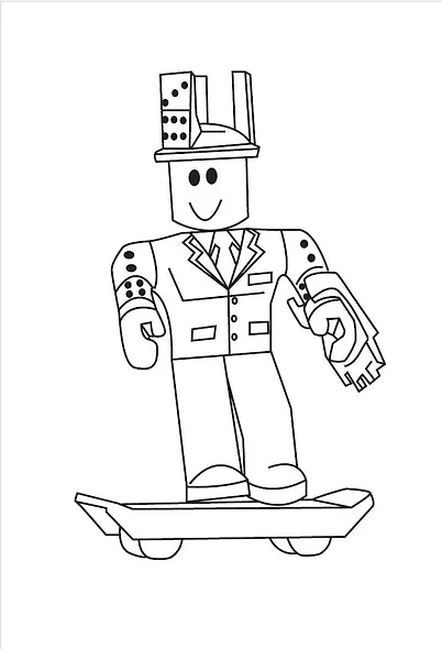 Раскраска для детей Роблокс - фото 7