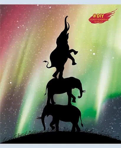 Тетрадь в клетку Listoff, "DIY Collection. Волшебный вечер", 48 листов, в ассортименте - фото 6