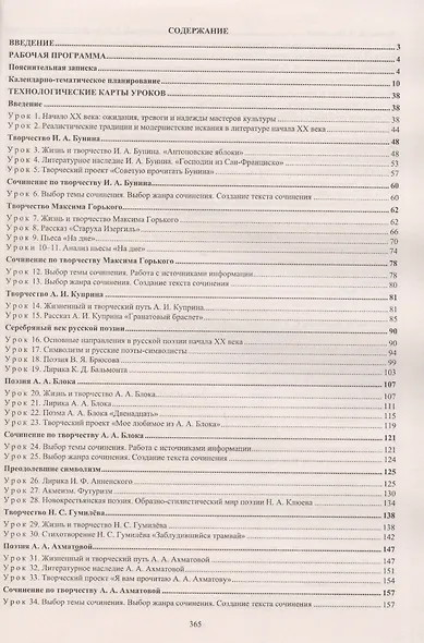 Литература. 11 класс. Рабочая программа и технологические карты уроков по учебнику С. А. Зинина, В. А. Чалмаева - фото 2