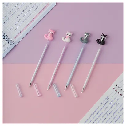 Ручка шариковая синяя "Purr" в ассортименте, Meshu - фото 8