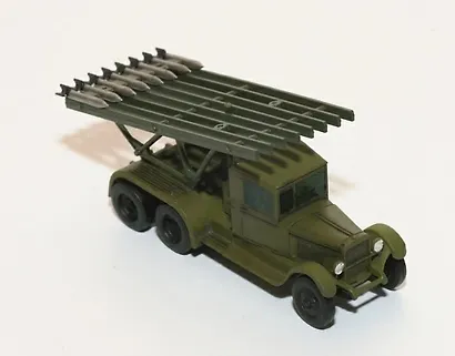 Сборная модель Советская реактивная установка Катюша БМ-13, Звезда - фото 2
