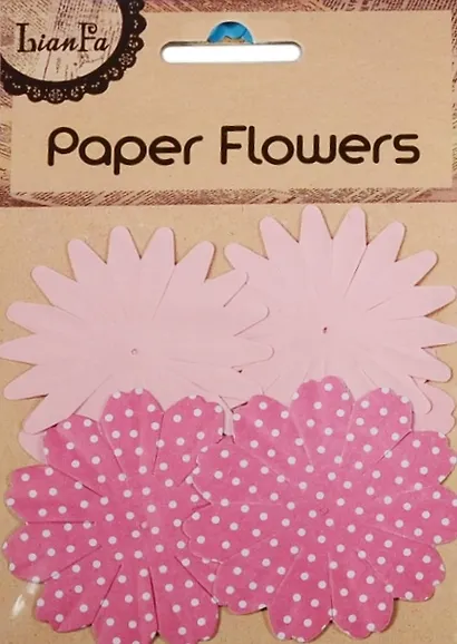 Набор для творчества Набор бумажных цветов Paper Flower, микс цветов и форм (3 вида*3шт) - фото 1