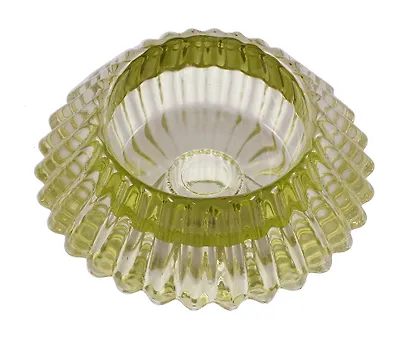 Подсвечник для длинной свечи круглый (стекло) (7см) (12-20250519-4) - фото 6