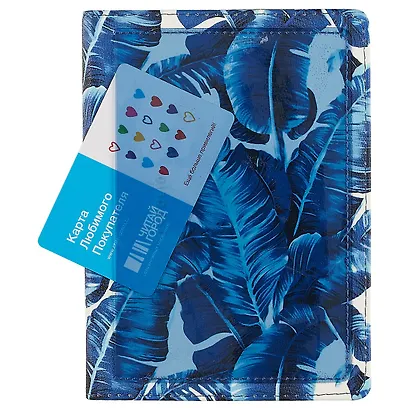 Ежедневник недатированный «Blue tropic» А6+, 96 листов, экокожа, InFolio - фото 5