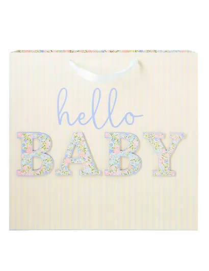 Пакет А3 38*38*15 "С новорожденным" дет., бум.мат.ламинат - фото 2