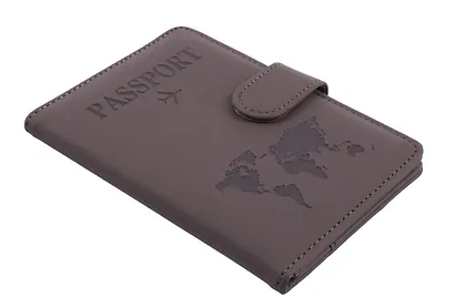 Travel Обложка для паспорта и карточек, темно-серая - фото 4
