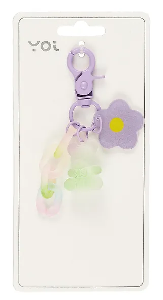 Брелок с карабином и подвесками Мишка (пластик) (Yoi) (12-4305-Y4) - фото 8