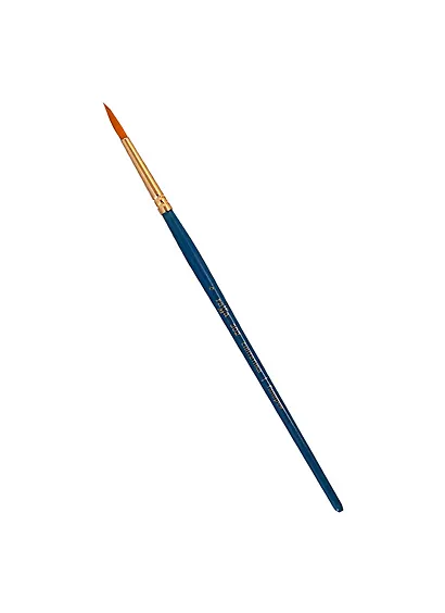 Кисть художественная Галерея, синтетика, круглая, короткая ручка №6, Гамма - фото 1