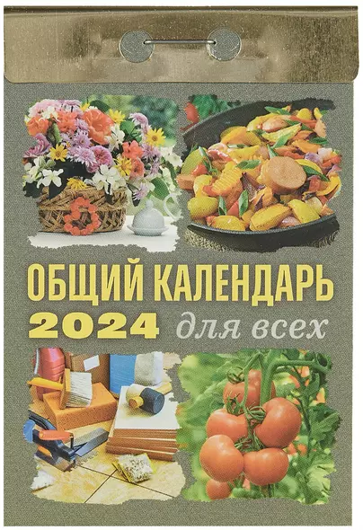 Календарь отрывной 2024г 77*114 "Общий календарь (для всех)" настенный - фото 1