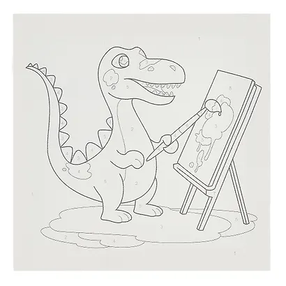 Картина по номерам детская LORI "Творец", холст на подрамнике 20х20 см - фото 2