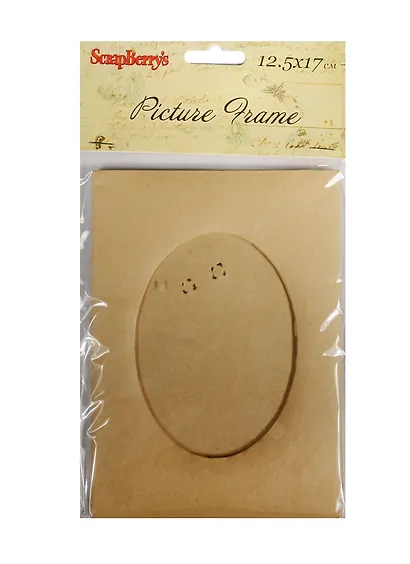 Заготовка из папье-маше Рамочка для фото (SCB27061) (12,5х17см) (упаковка) - фото 1