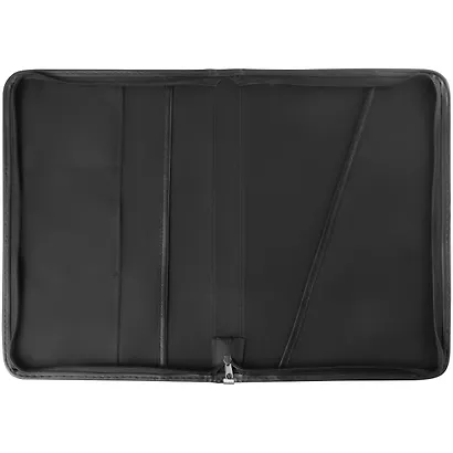 Папка деловая "Granada" 250*350 кожзам, черная, объемная, 1 отделение, с зажимом - фото 9