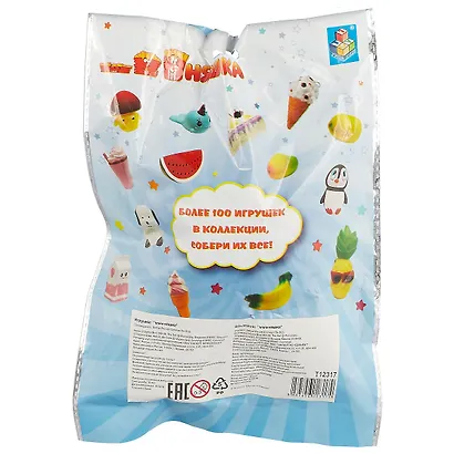 1toy Игрушка-сквиши Мммняшка squishy Мороженое (Т12317) (TOY1) (упаковка) (3+) - фото 2
