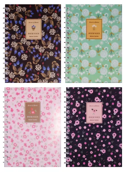 Тетрадь в клетку Hai Bin, Garden, 80 листов, в ассортименте - фото 2