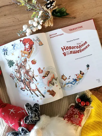 Новогодние волшебники. Детская энциклопедия (Чевостик) - фото 8