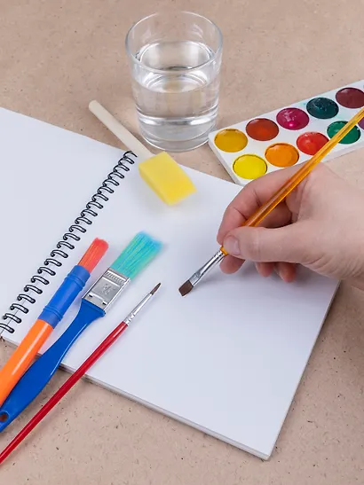 Набор детских кистей 4 шт,со спонжем (11-21657-DIY-5) - фото 3