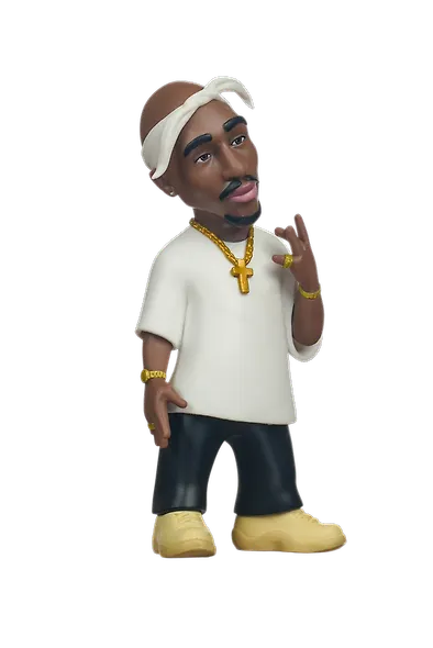 Коллекционная фигурка Тупак Шакур 2Pac (12см) (Minix) (20362) - фото 2