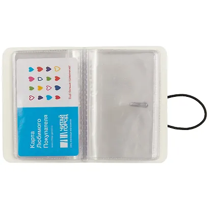 Визитница Лисы на белом фоне - фото 2